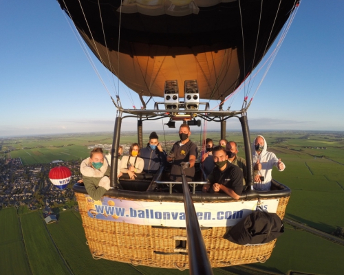 Prive ballonvaart vanaf Nieuwe Niedorp naar Berkhout
